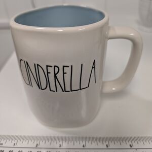 Rae Dunn x Disney Princess Cinderella Double Sided Ceramic 16 ounce Mug